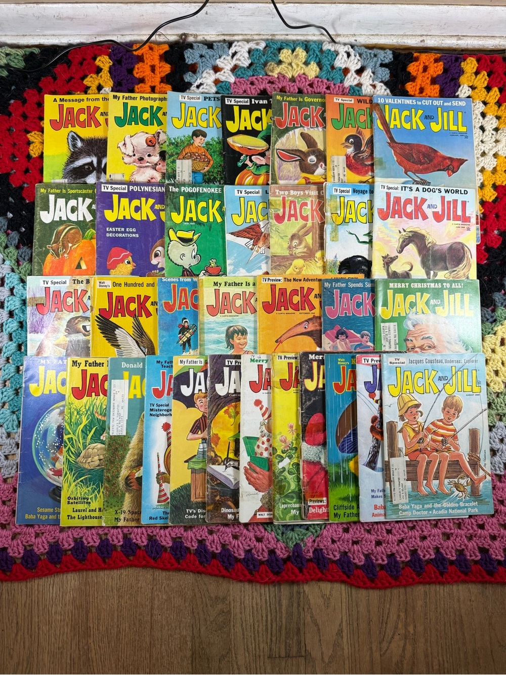 Set of 33 Vintage 1950/60s Jack and Jill Magazines